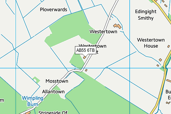 AB55 6TB map - OS VectorMap District (Ordnance Survey) AB55 6TB map - OS VectorMap District (Ordnance Survey)