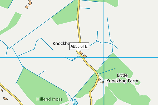 AB55 6TE map - OS VectorMap District (Ordnance Survey) AB55 6TE map - OS VectorMap District (Ordnance Survey)