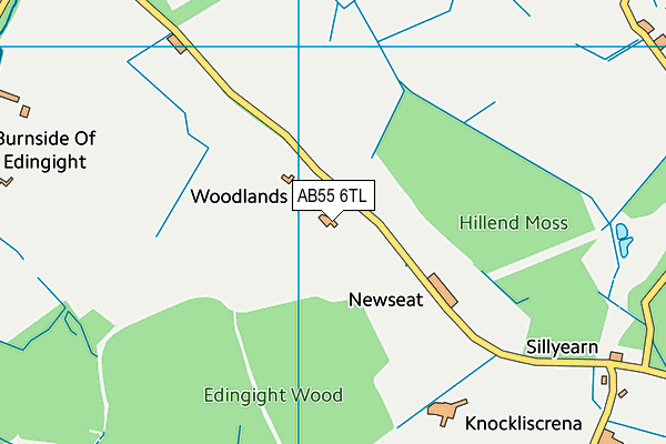 AB55 6TL map - OS VectorMap District (Ordnance Survey) AB55 6TL map - OS VectorMap District (Ordnance Survey)
