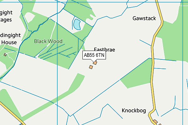 AB55 6TN map - OS VectorMap District (Ordnance Survey) AB55 6TN map - OS VectorMap District (Ordnance Survey)