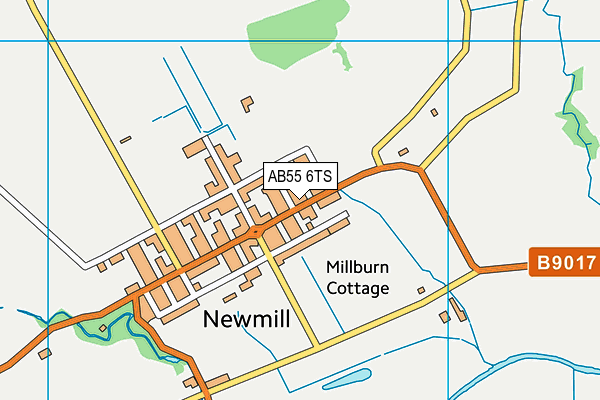 AB55 6TS map - OS VectorMap District (Ordnance Survey) AB55 6TS map - OS VectorMap District (Ordnance Survey)