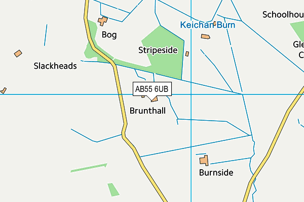 AB55 6UB map - OS VectorMap District (Ordnance Survey) AB55 6UB map - OS VectorMap District (Ordnance Survey)