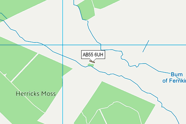 AB55 6UH map - OS VectorMap District (Ordnance Survey) AB55 6UH map - OS VectorMap District (Ordnance Survey)