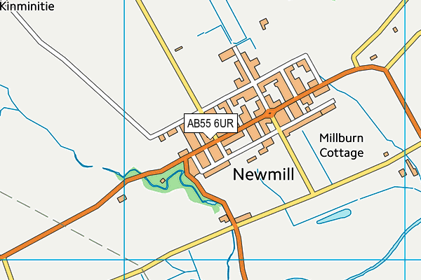 AB55 6UR map - OS VectorMap District (Ordnance Survey) AB55 6UR map - OS VectorMap District (Ordnance Survey)