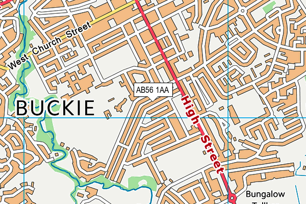 AB56 1AA map - OS VectorMap District (Ordnance Survey) AB56 1AA map - OS VectorMap District (Ordnance Survey)