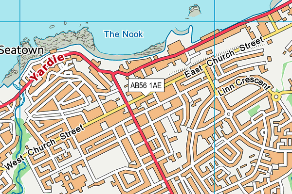 AB56 1AE map - OS VectorMap District (Ordnance Survey) AB56 1AE map - OS VectorMap District (Ordnance Survey)