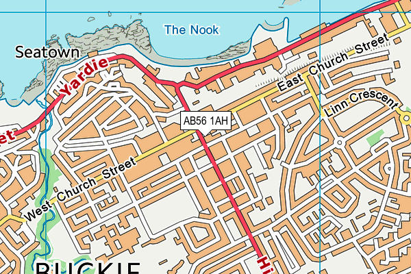 AB56 1AH map - OS VectorMap District (Ordnance Survey) AB56 1AH map - OS VectorMap District (Ordnance Survey)
