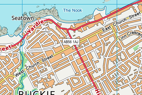 AB56 1AJ map - OS VectorMap District (Ordnance Survey) AB56 1AJ map - OS VectorMap District (Ordnance Survey)