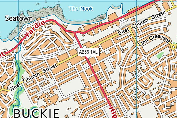 AB56 1AL map - OS VectorMap District (Ordnance Survey) AB56 1AL map - OS VectorMap District (Ordnance Survey)