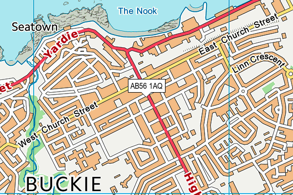 AB56 1AQ map - OS VectorMap District (Ordnance Survey) AB56 1AQ map - OS VectorMap District (Ordnance Survey)