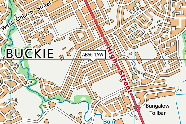 AB56 1AW map - OS VectorMap District (Ordnance Survey) AB56 1AW map - OS VectorMap District (Ordnance Survey)