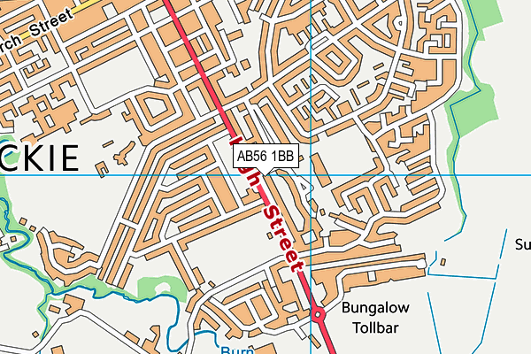 AB56 1BB map - OS VectorMap District (Ordnance Survey) AB56 1BB map - OS VectorMap District (Ordnance Survey)