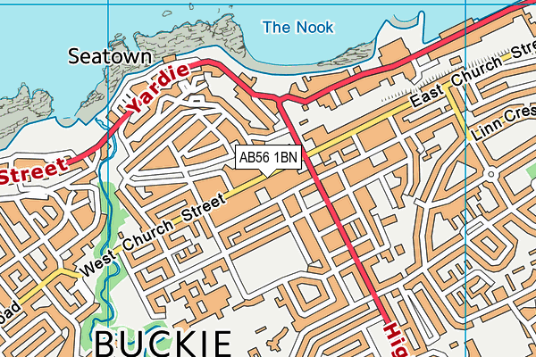 AB56 1BN map - OS VectorMap District (Ordnance Survey) AB56 1BN map - OS VectorMap District (Ordnance Survey)