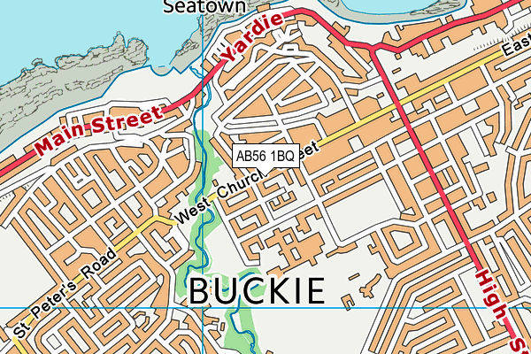 AB56 1BQ map - OS VectorMap District (Ordnance Survey) AB56 1BQ map - OS VectorMap District (Ordnance Survey)