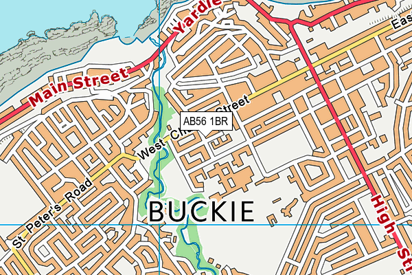 AB56 1BR map - OS VectorMap District (Ordnance Survey) AB56 1BR map - OS VectorMap District (Ordnance Survey)