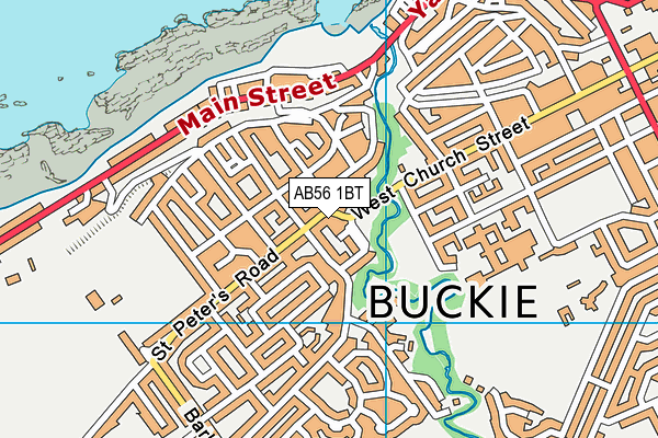 AB56 1BT map - OS VectorMap District (Ordnance Survey) AB56 1BT map - OS VectorMap District (Ordnance Survey)