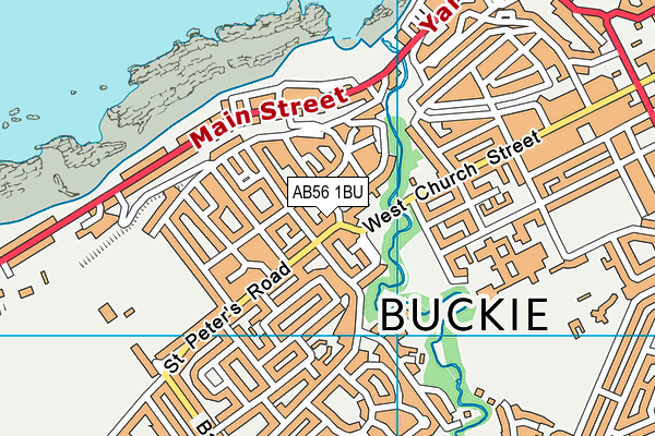 AB56 1BU map - OS VectorMap District (Ordnance Survey) AB56 1BU map - OS VectorMap District (Ordnance Survey)