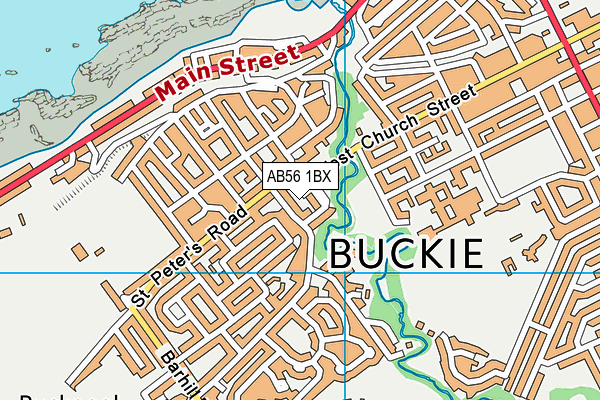 AB56 1BX map - OS VectorMap District (Ordnance Survey) AB56 1BX map - OS VectorMap District (Ordnance Survey)