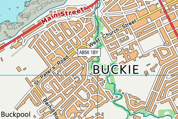 AB56 1BY map - OS VectorMap District (Ordnance Survey) AB56 1BY map - OS VectorMap District (Ordnance Survey)