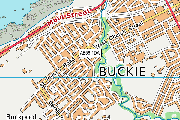AB56 1DA map - OS VectorMap District (Ordnance Survey) AB56 1DA map - OS VectorMap District (Ordnance Survey)