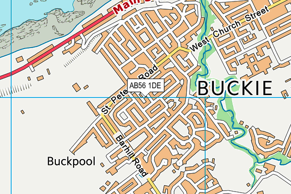AB56 1DE map - OS VectorMap District (Ordnance Survey) AB56 1DE map - OS VectorMap District (Ordnance Survey)