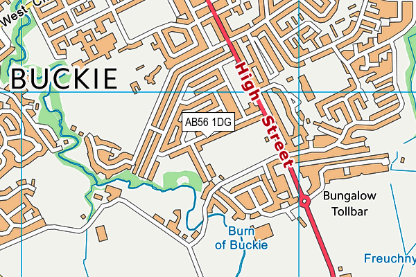 AB56 1DG map - OS VectorMap District (Ordnance Survey) AB56 1DG map - OS VectorMap District (Ordnance Survey)