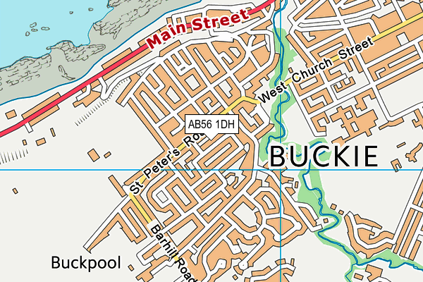 AB56 1DH map - OS VectorMap District (Ordnance Survey) AB56 1DH map - OS VectorMap District (Ordnance Survey)