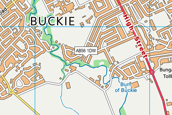 AB56 1DW map - OS VectorMap District (Ordnance Survey) AB56 1DW map - OS VectorMap District (Ordnance Survey)