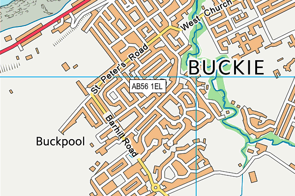 AB56 1EL map - OS VectorMap District (Ordnance Survey) AB56 1EL map - OS VectorMap District (Ordnance Survey)