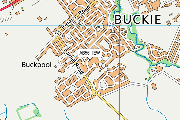 AB56 1EW map - OS VectorMap District (Ordnance Survey) AB56 1EW map - OS VectorMap District (Ordnance Survey)