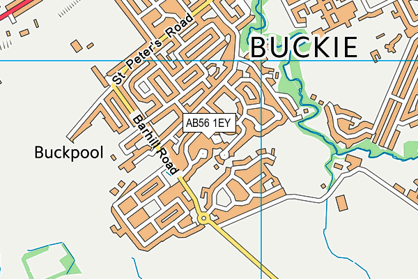 AB56 1EY map - OS VectorMap District (Ordnance Survey) AB56 1EY map - OS VectorMap District (Ordnance Survey)