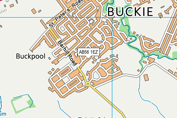 AB56 1EZ map - OS VectorMap District (Ordnance Survey) AB56 1EZ map - OS VectorMap District (Ordnance Survey)