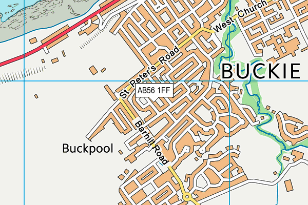 AB56 1FF map - OS VectorMap District (Ordnance Survey) AB56 1FF map - OS VectorMap District (Ordnance Survey)