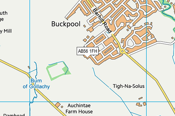 AB56 1FH map - OS VectorMap District (Ordnance Survey) AB56 1FH map - OS VectorMap District (Ordnance Survey)