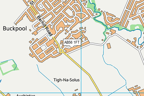 AB56 1FT map - OS VectorMap District (Ordnance Survey) AB56 1FT map - OS VectorMap District (Ordnance Survey)