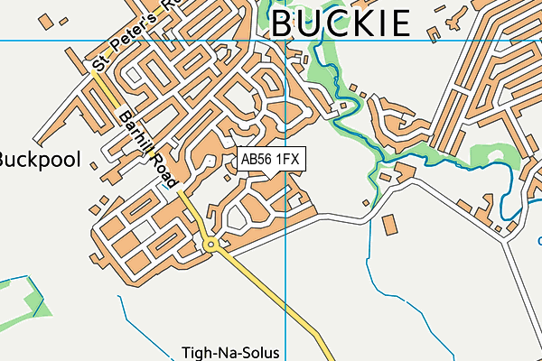 AB56 1FX map - OS VectorMap District (Ordnance Survey) AB56 1FX map - OS VectorMap District (Ordnance Survey)
