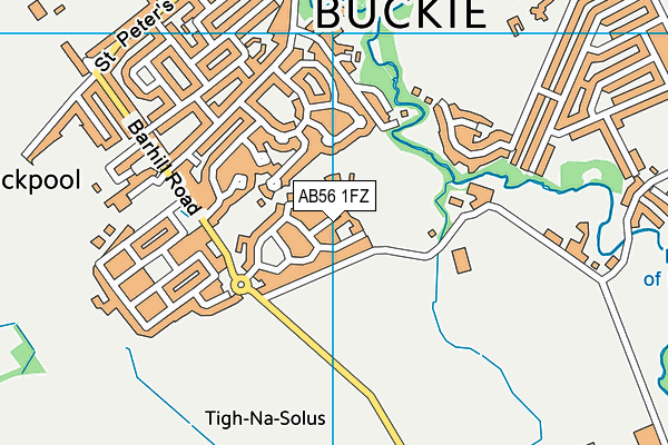 AB56 1FZ map - OS VectorMap District (Ordnance Survey) AB56 1FZ map - OS VectorMap District (Ordnance Survey)