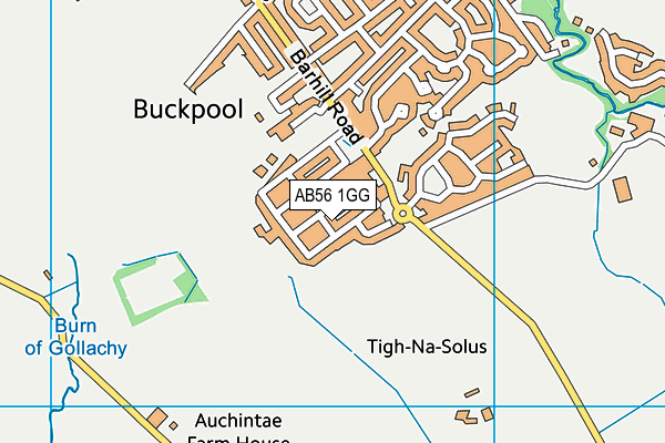 AB56 1GG map - OS VectorMap District (Ordnance Survey) AB56 1GG map - OS VectorMap District (Ordnance Survey)