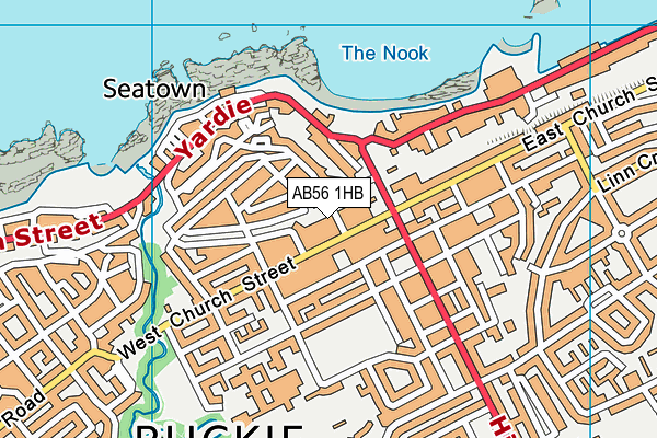 AB56 1HB map - OS VectorMap District (Ordnance Survey) AB56 1HB map - OS VectorMap District (Ordnance Survey)