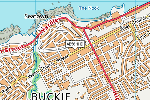 AB56 1HD map - OS VectorMap District (Ordnance Survey) AB56 1HD map - OS VectorMap District (Ordnance Survey)