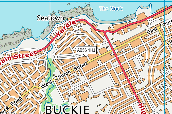 AB56 1HJ map - OS VectorMap District (Ordnance Survey) AB56 1HJ map - OS VectorMap District (Ordnance Survey)