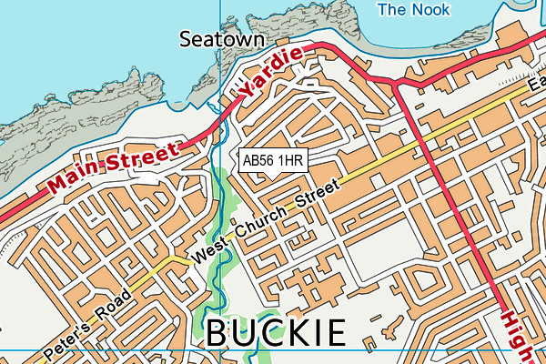AB56 1HR map - OS VectorMap District (Ordnance Survey) AB56 1HR map - OS VectorMap District (Ordnance Survey)