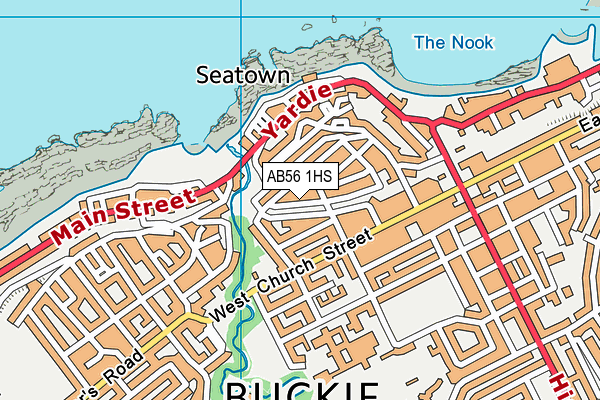 AB56 1HS map - OS VectorMap District (Ordnance Survey) AB56 1HS map - OS VectorMap District (Ordnance Survey)