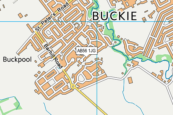 AB56 1JG map - OS VectorMap District (Ordnance Survey) AB56 1JG map - OS VectorMap District (Ordnance Survey)