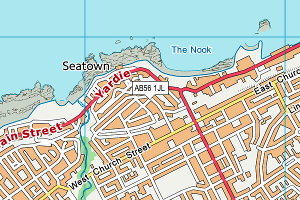 AB56 1JL map - OS VectorMap District (Ordnance Survey) AB56 1JL map - OS VectorMap District (Ordnance Survey)