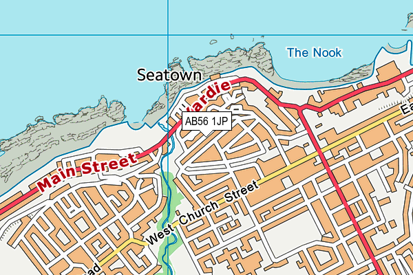 AB56 1JP map - OS VectorMap District (Ordnance Survey) AB56 1JP map - OS VectorMap District (Ordnance Survey)