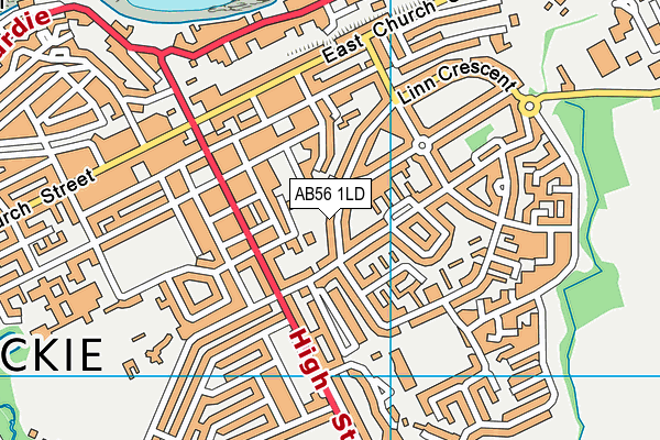 AB56 1LD map - OS VectorMap District (Ordnance Survey) AB56 1LD map - OS VectorMap District (Ordnance Survey)