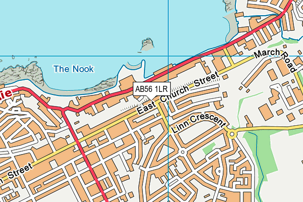 AB56 1LR map - OS VectorMap District (Ordnance Survey) AB56 1LR map - OS VectorMap District (Ordnance Survey)