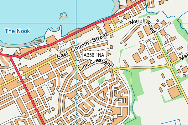 AB56 1NA map - OS VectorMap District (Ordnance Survey) AB56 1NA map - OS VectorMap District (Ordnance Survey)