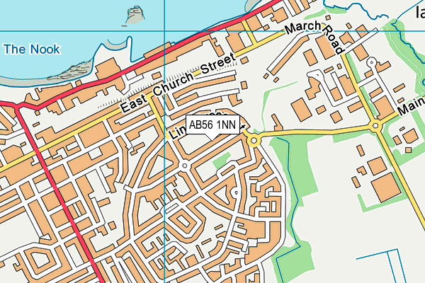 AB56 1NN map - OS VectorMap District (Ordnance Survey) AB56 1NN map - OS VectorMap District (Ordnance Survey)
